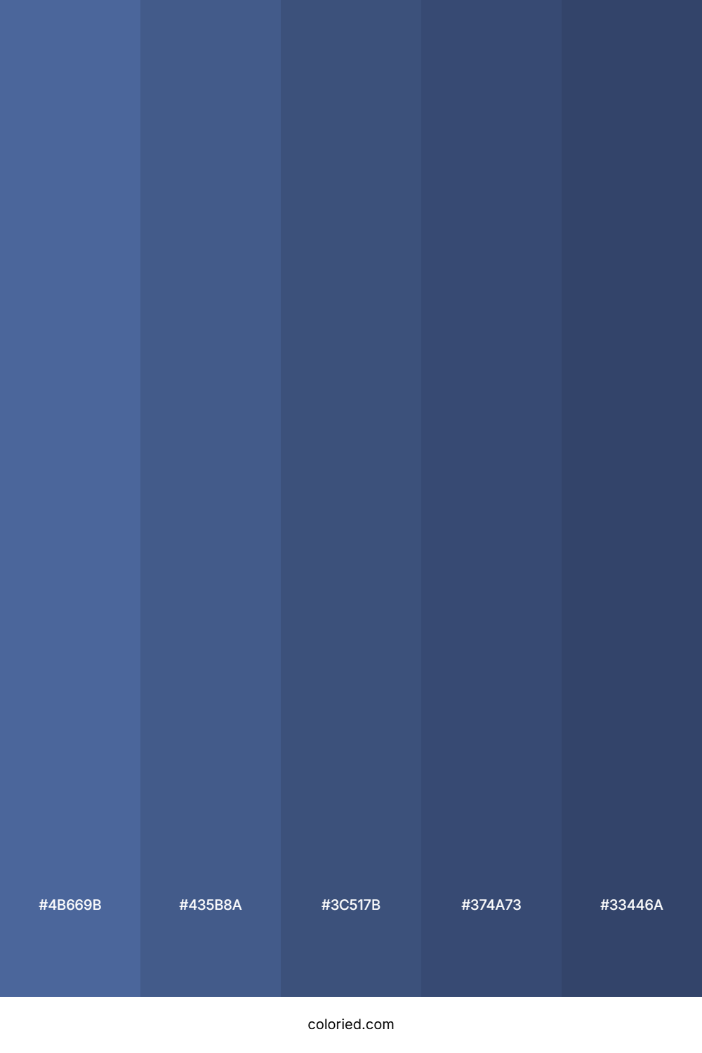 Deep Ocean Midnight Palette