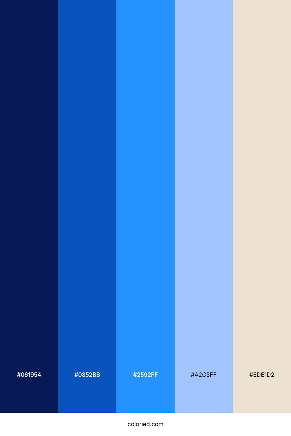 Deep Ocean Sky Palette