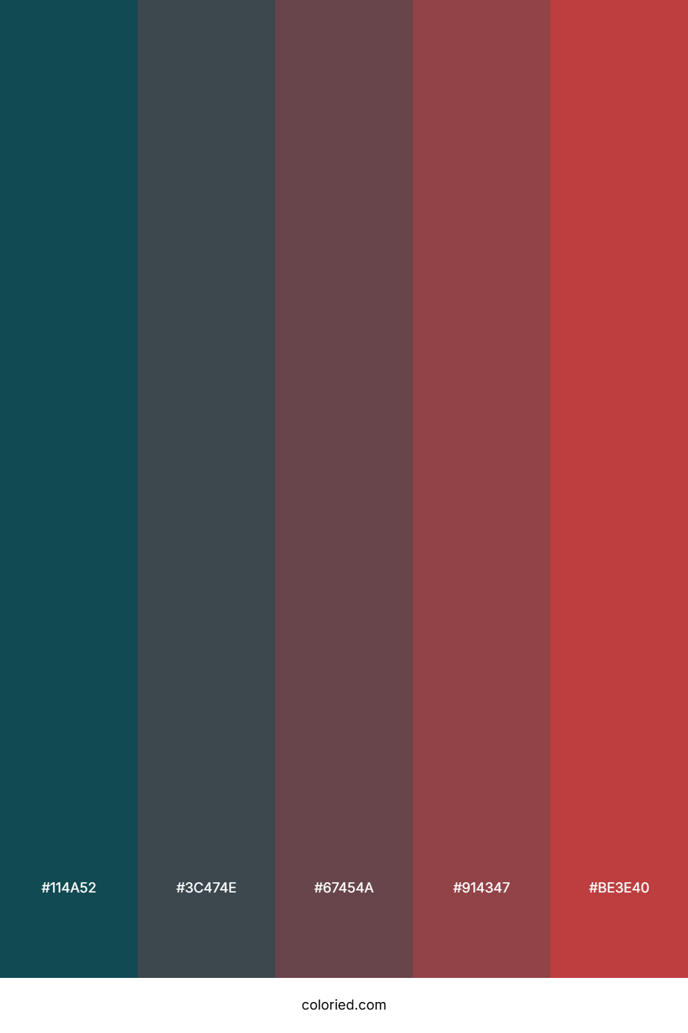 Deep Ocean Sunset Color Palette