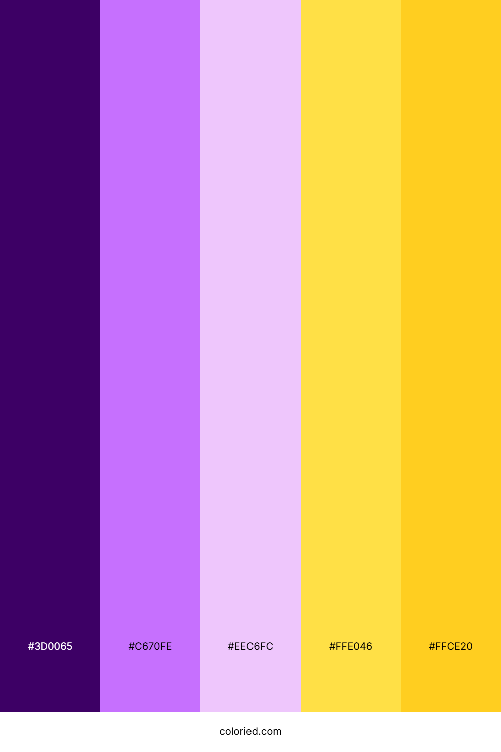 Deep Orchid Sun Color Palette