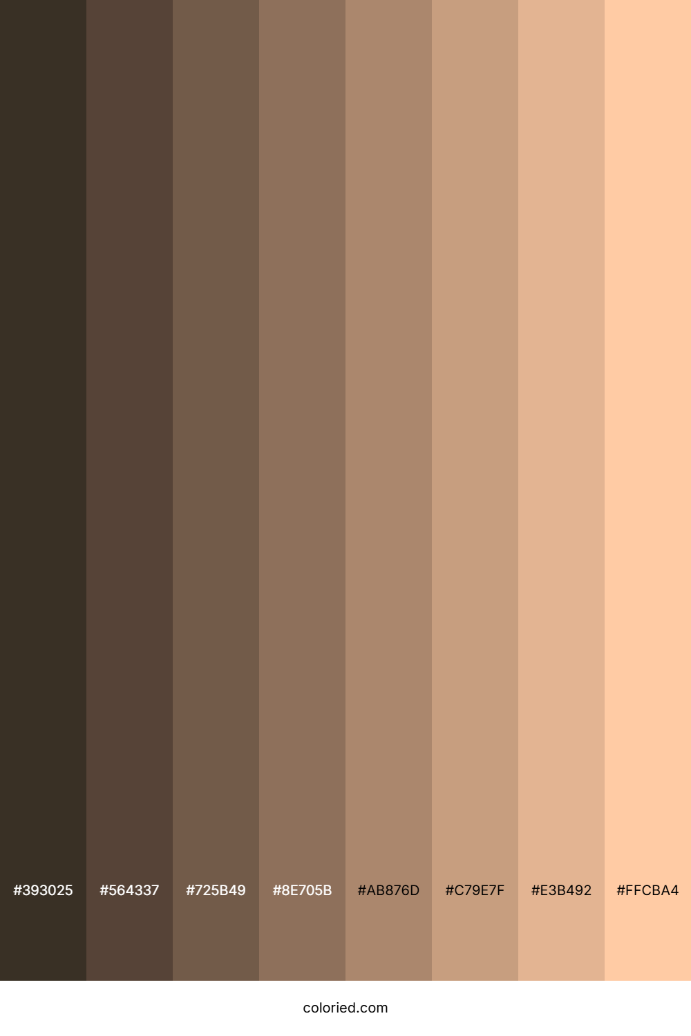 Deep Peach Color Shades