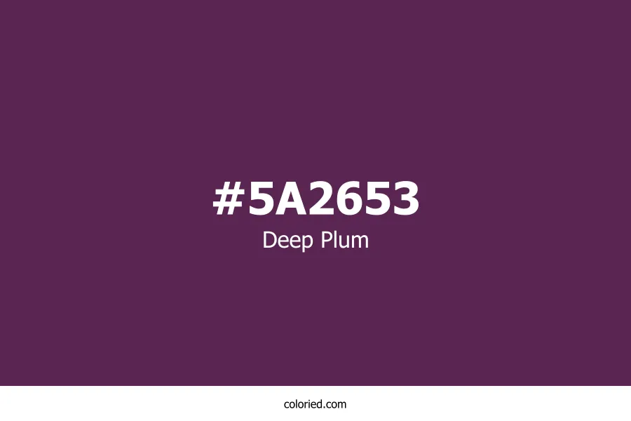 Deep Plum Color