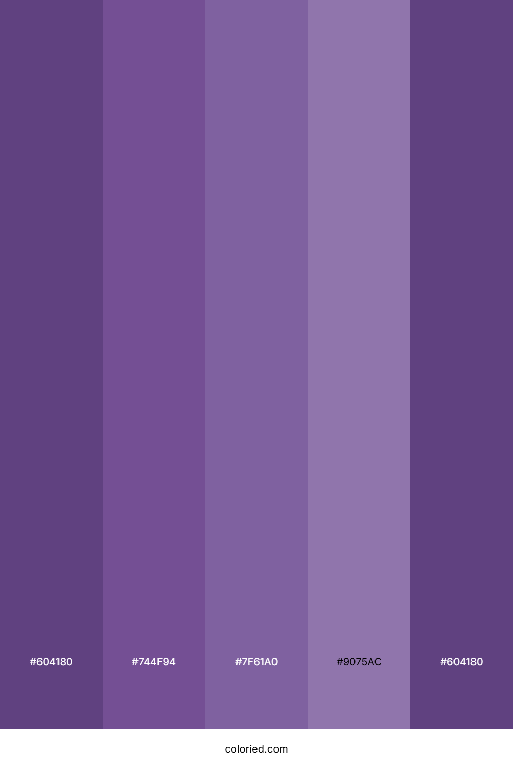 Deep Purple And Lilac Color Palette