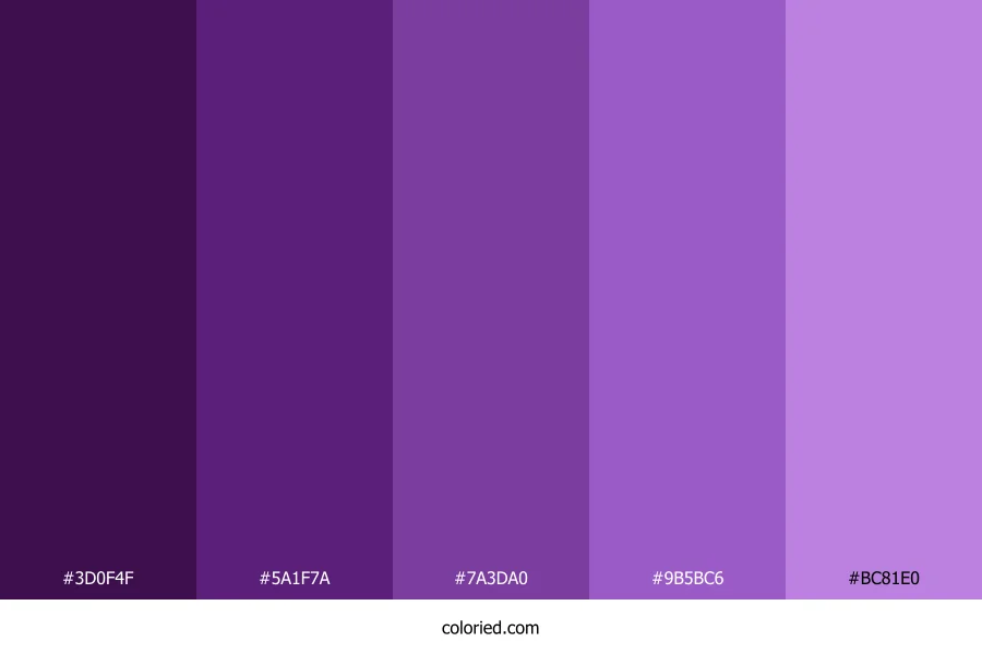 Deep Purple Color Palette
