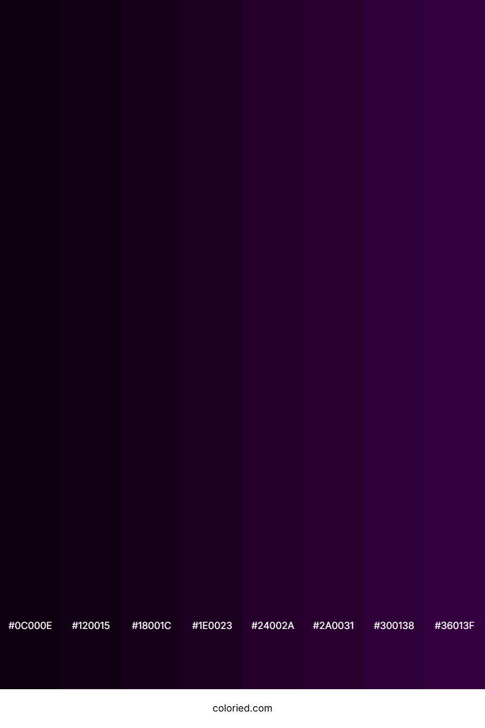 Deep Purple Color Shades