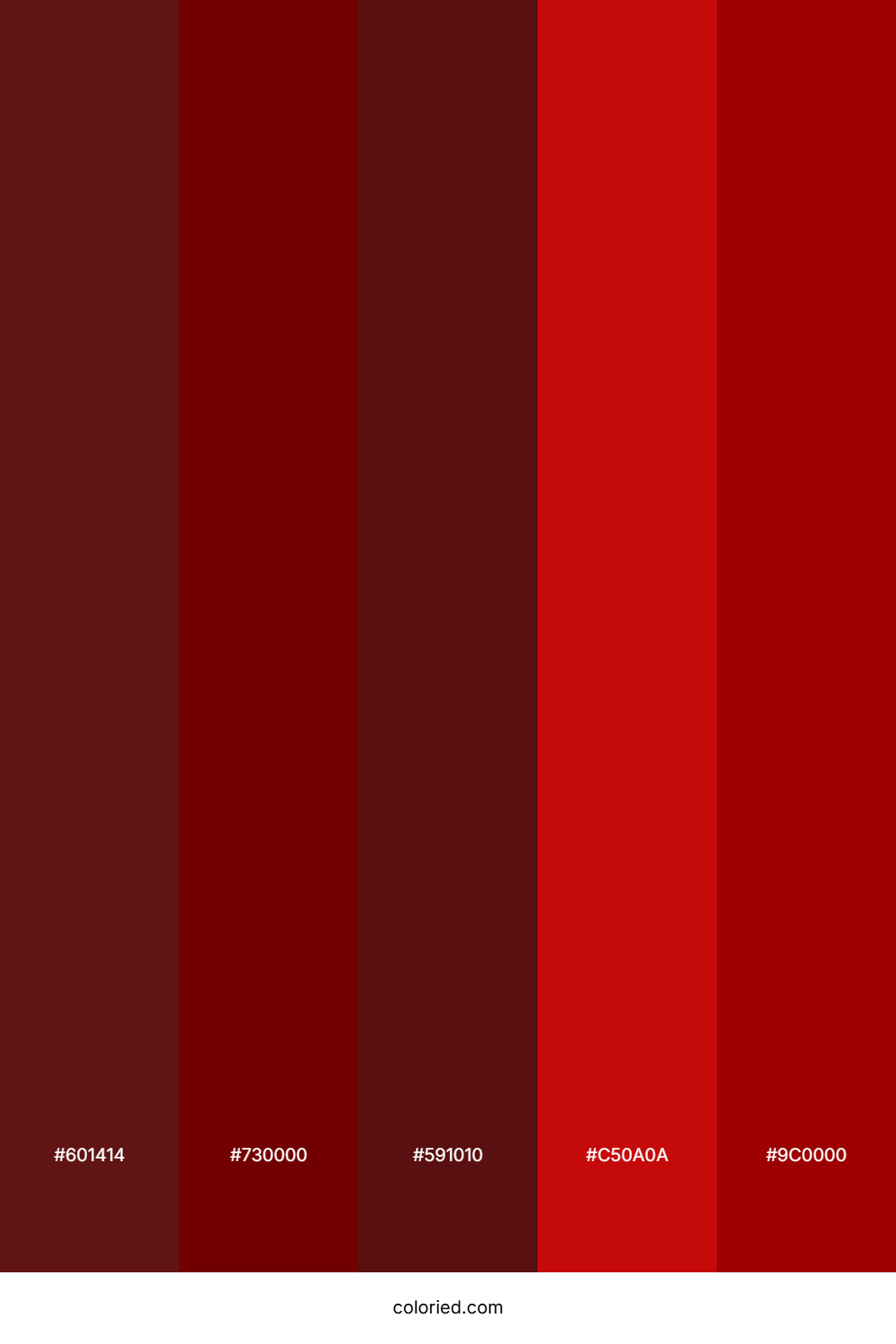 Deep Red and Crimson Color Palette