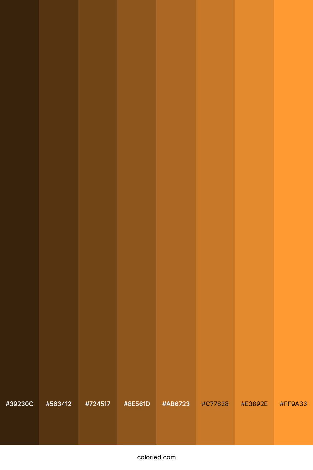 Deep Saffron Color Shades