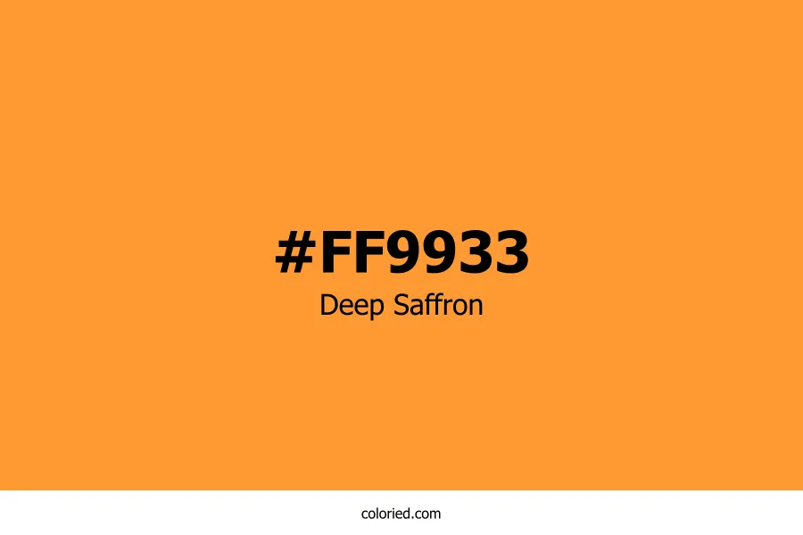Deep Saffron Color