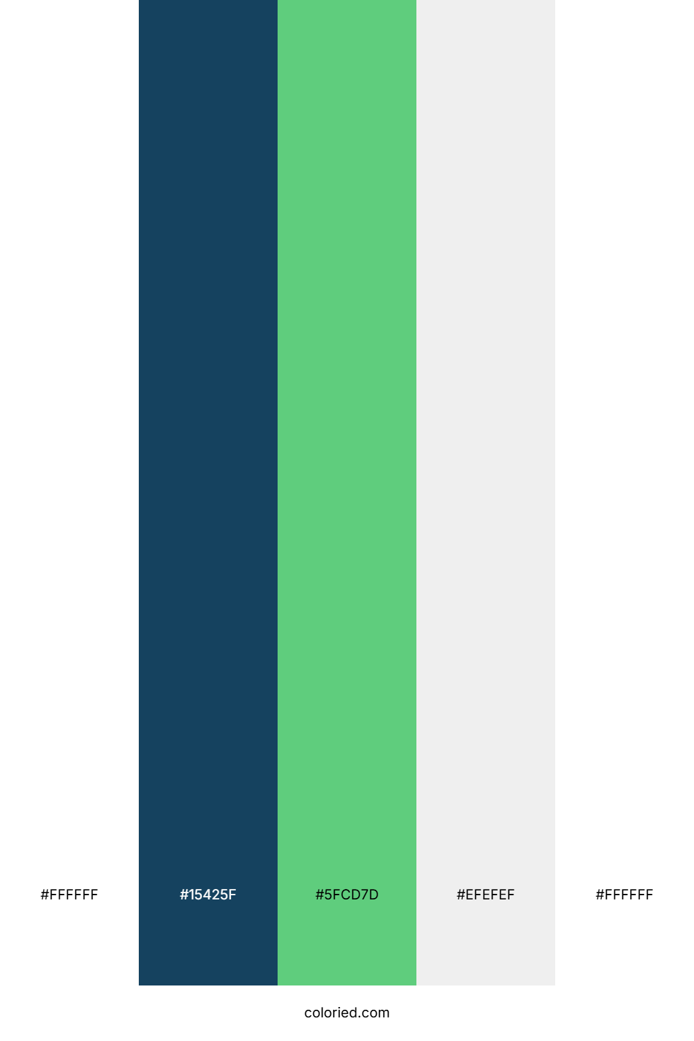 Deep Sea Blue And Forest Green Color Palette
