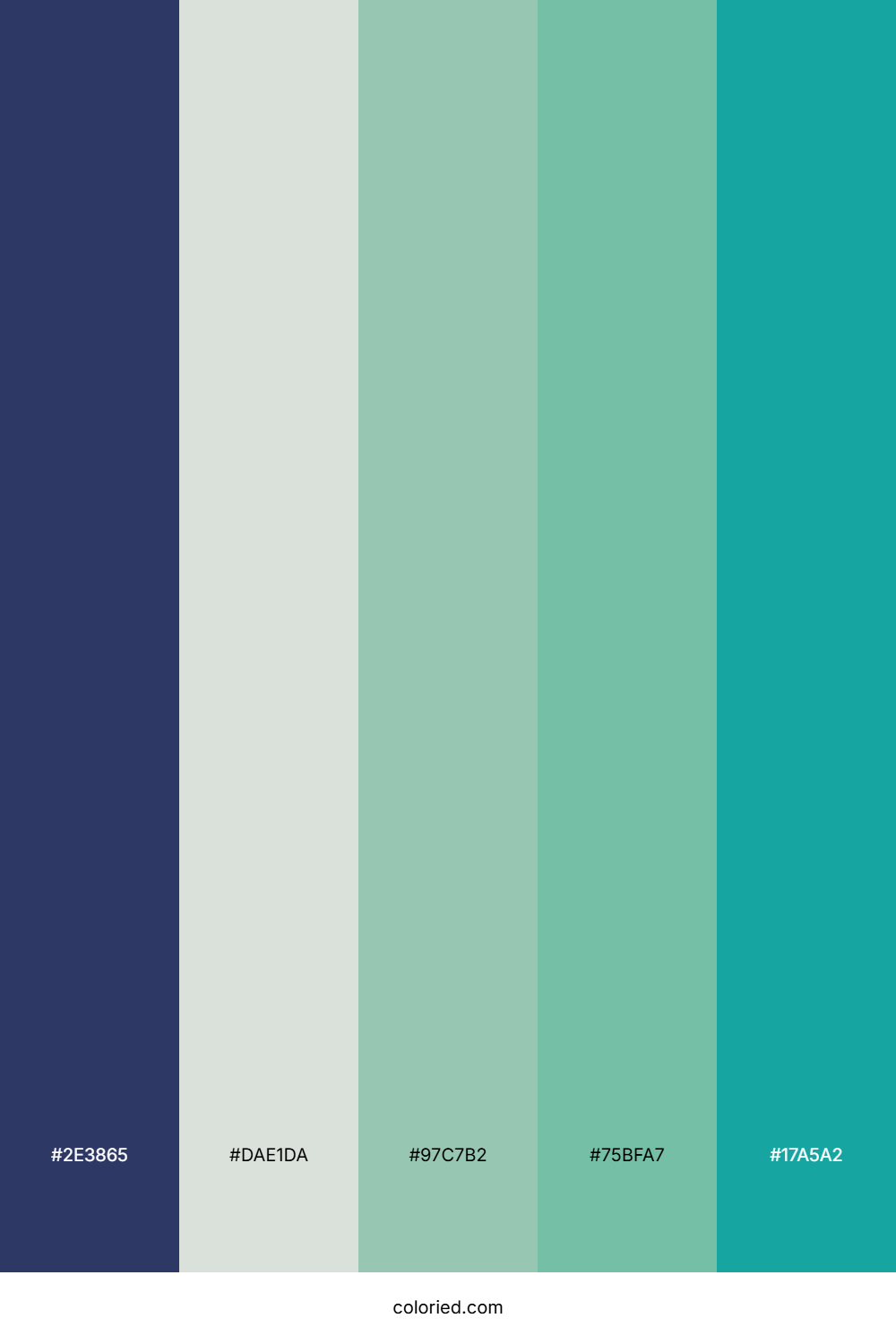 Deep Sea Fern Color Palette
