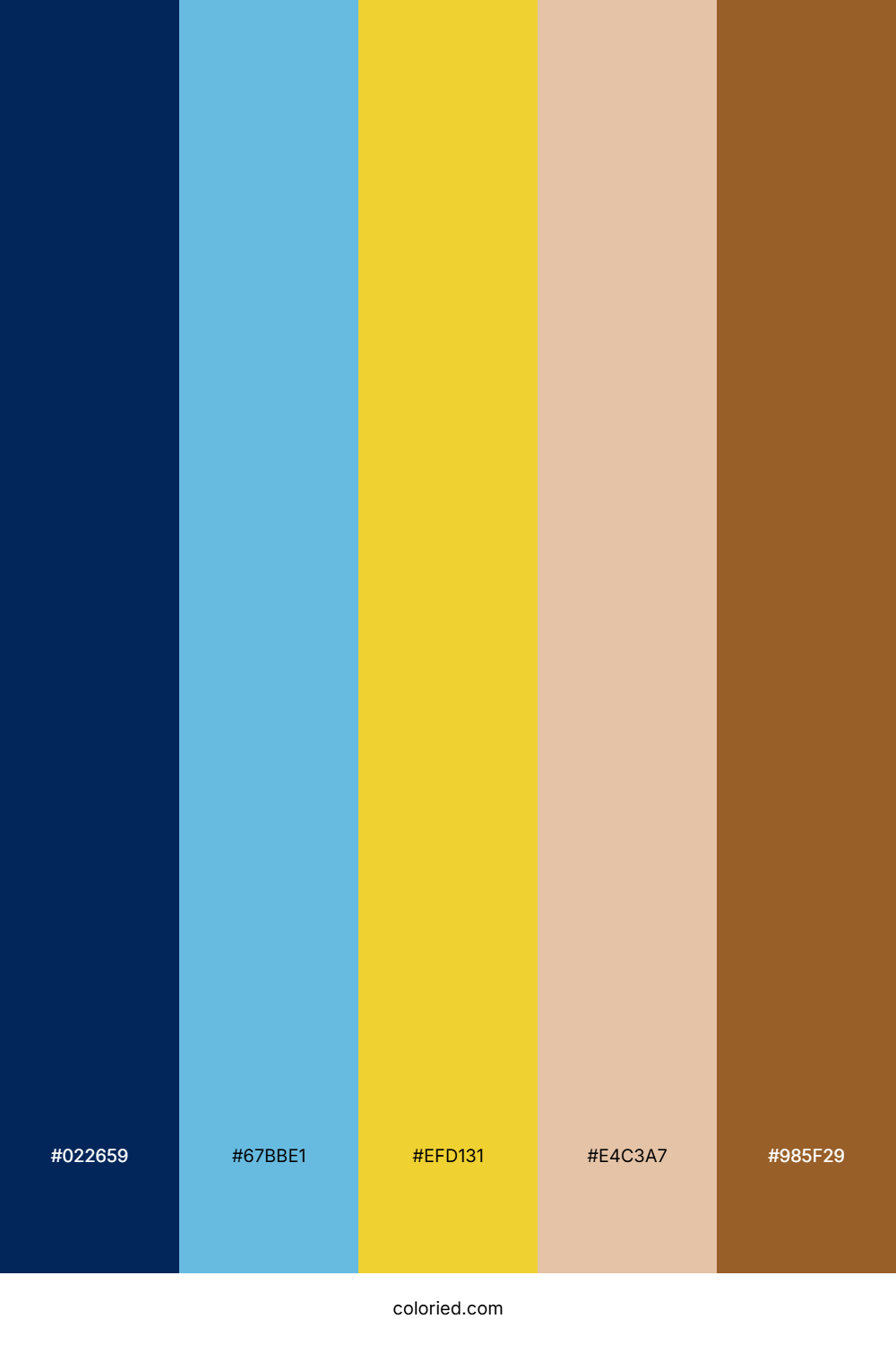 Deep Sea Gold Color Palette