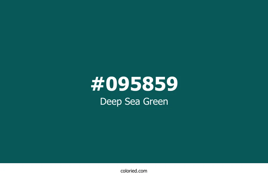 Deep Sea Green Color