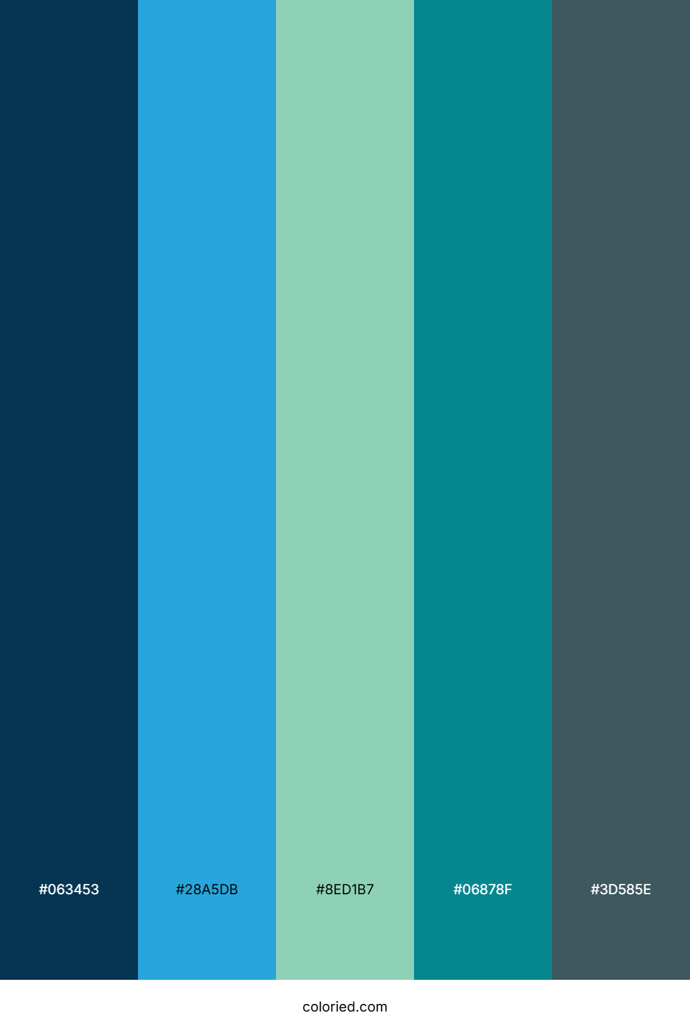 Deep Sea Lagoon Palette
