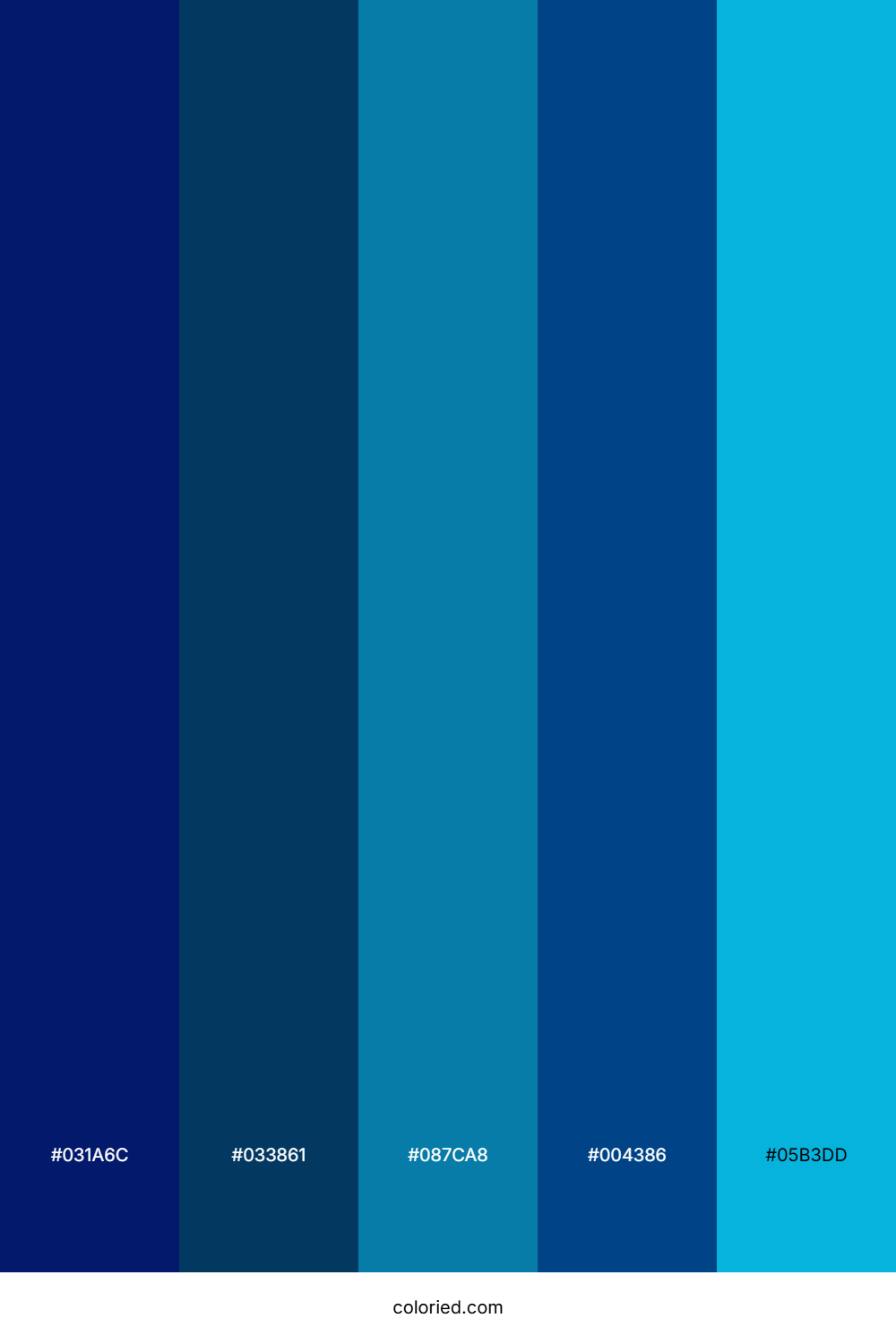 Deep Sea Sapphire Color Palette