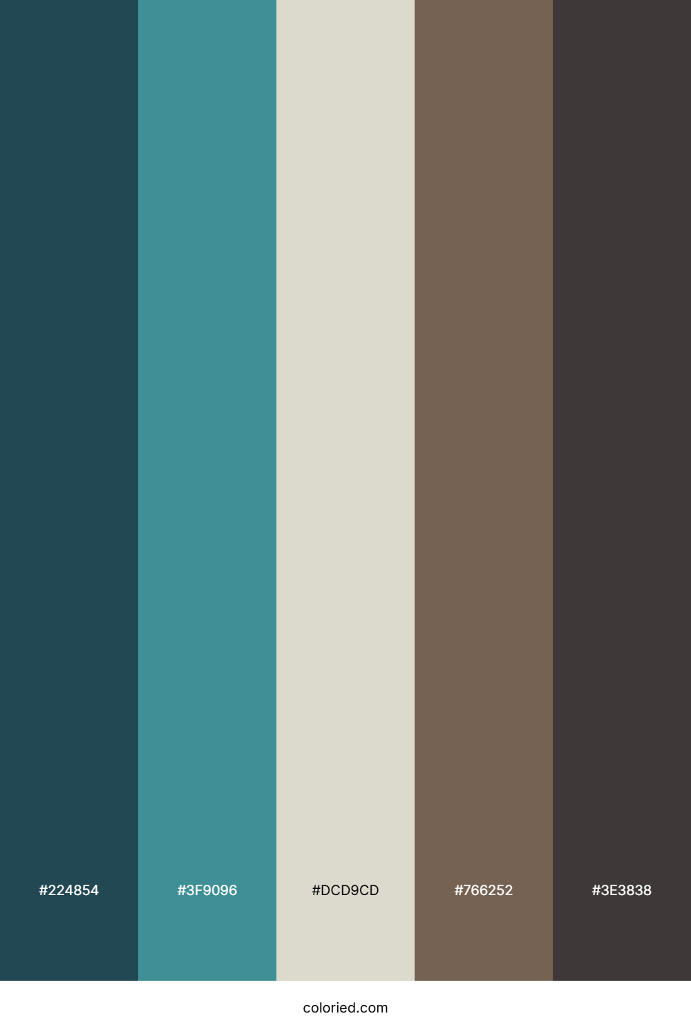 Deep Sea Stone Color Palette