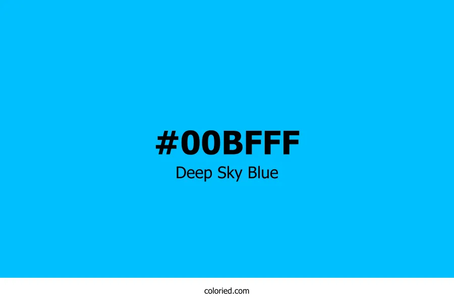 Deep Sky Blue Color Hex Code