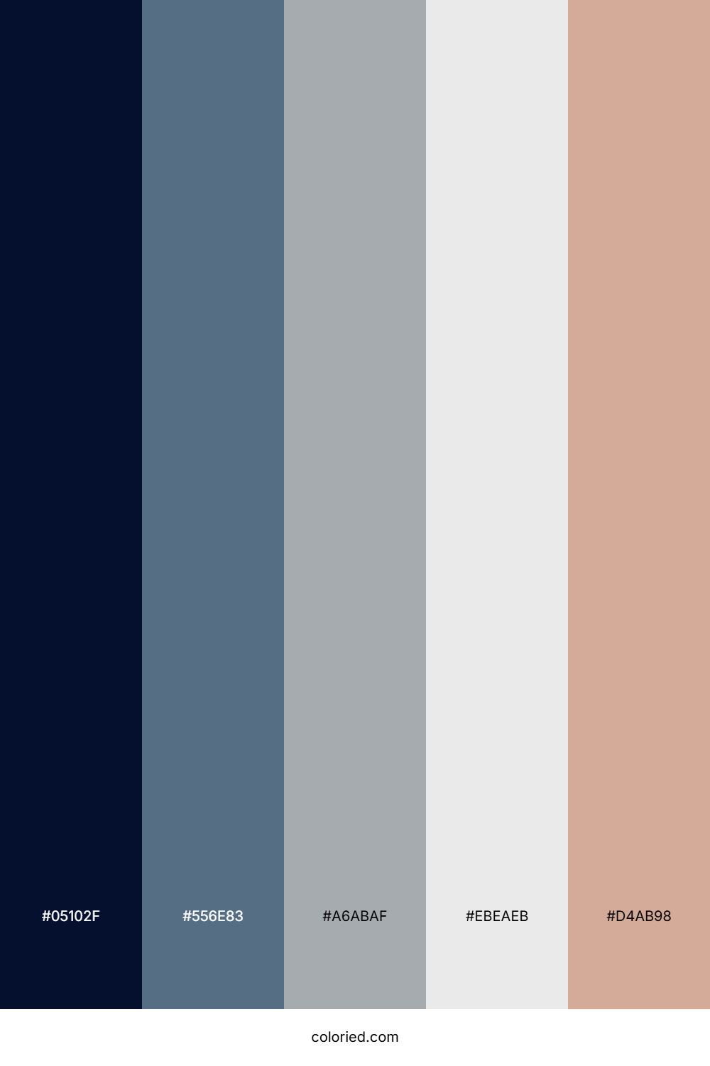 Deep Space Fog Color Palette
