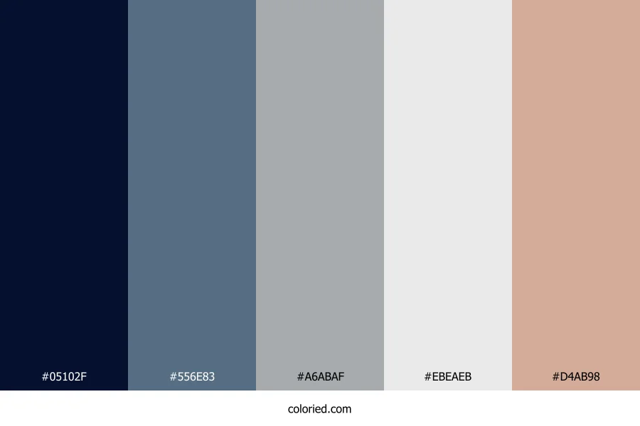 Deep Space Fog Color Palette