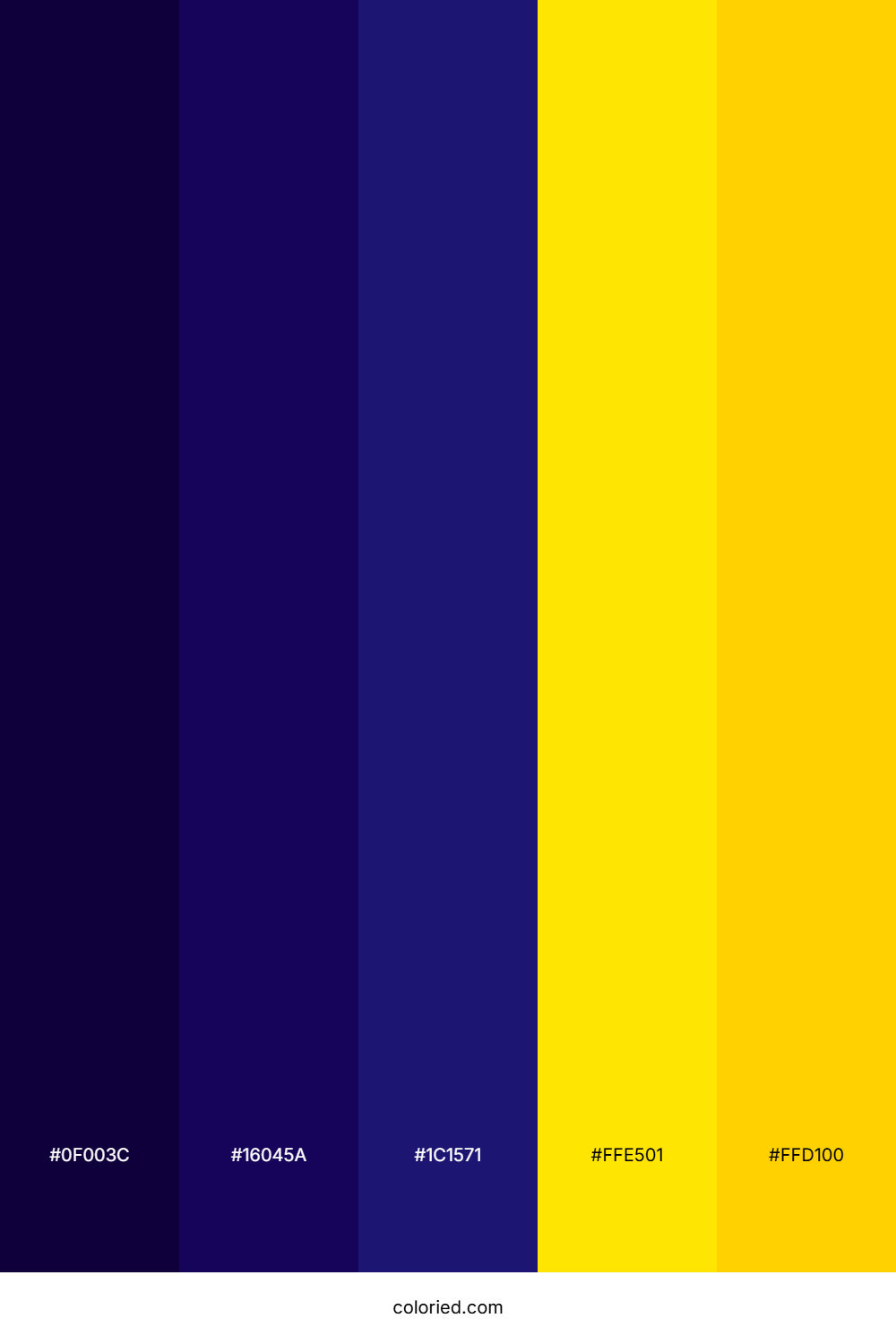 Deep Space Gold Color Palette