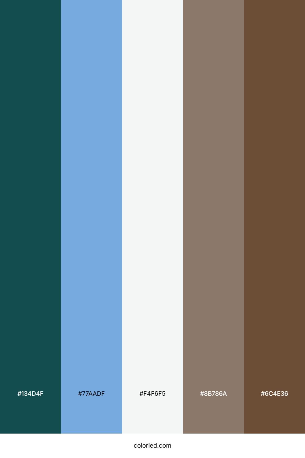Deep Teal Harbor Color Palette