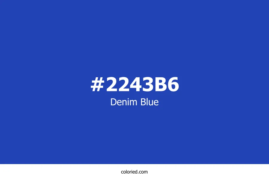 Denim Blue Color Hex Code