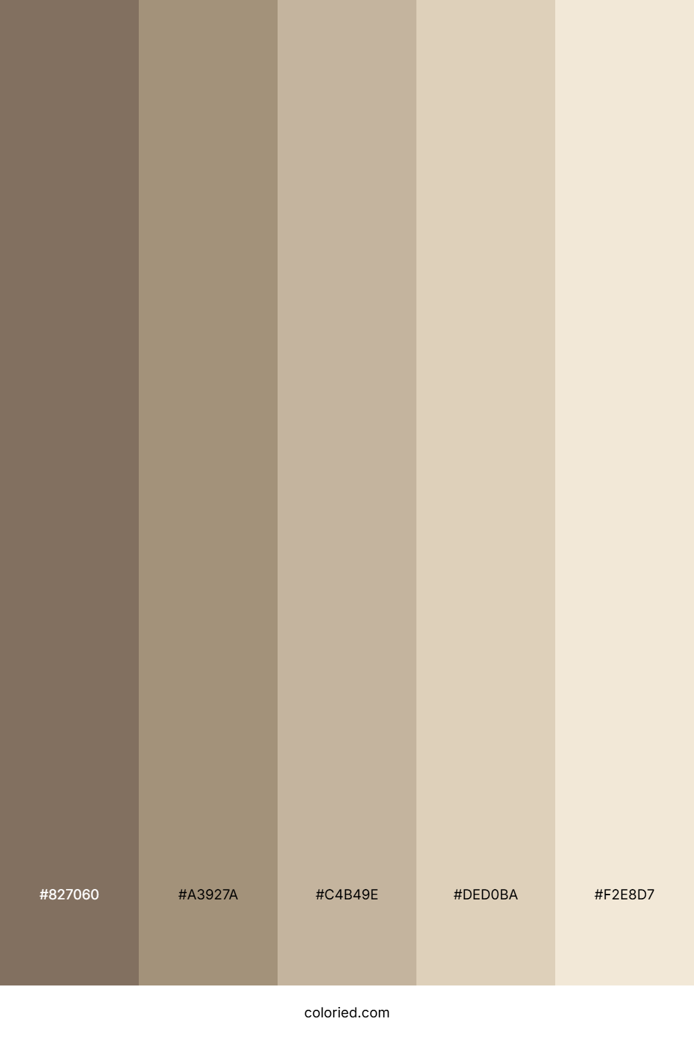 Desert Camouflage Color Palette