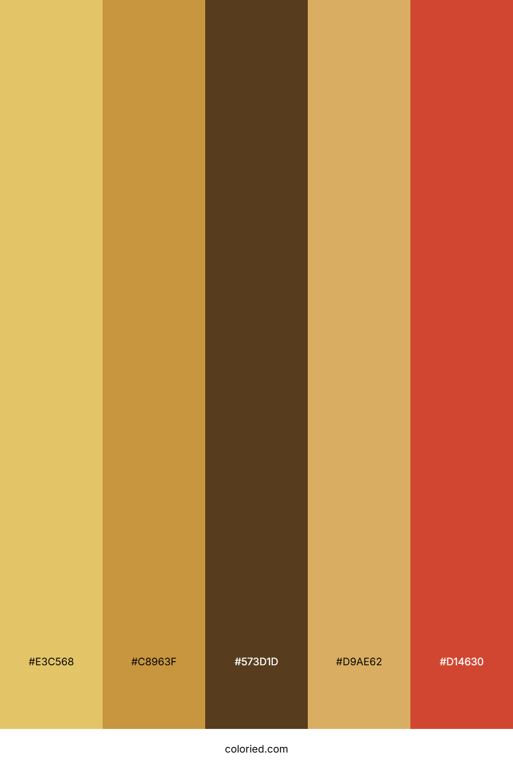 Desert Sand Dunes Color Palette