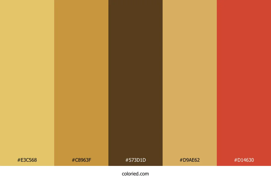 Desert Sand Dunes Color Palette