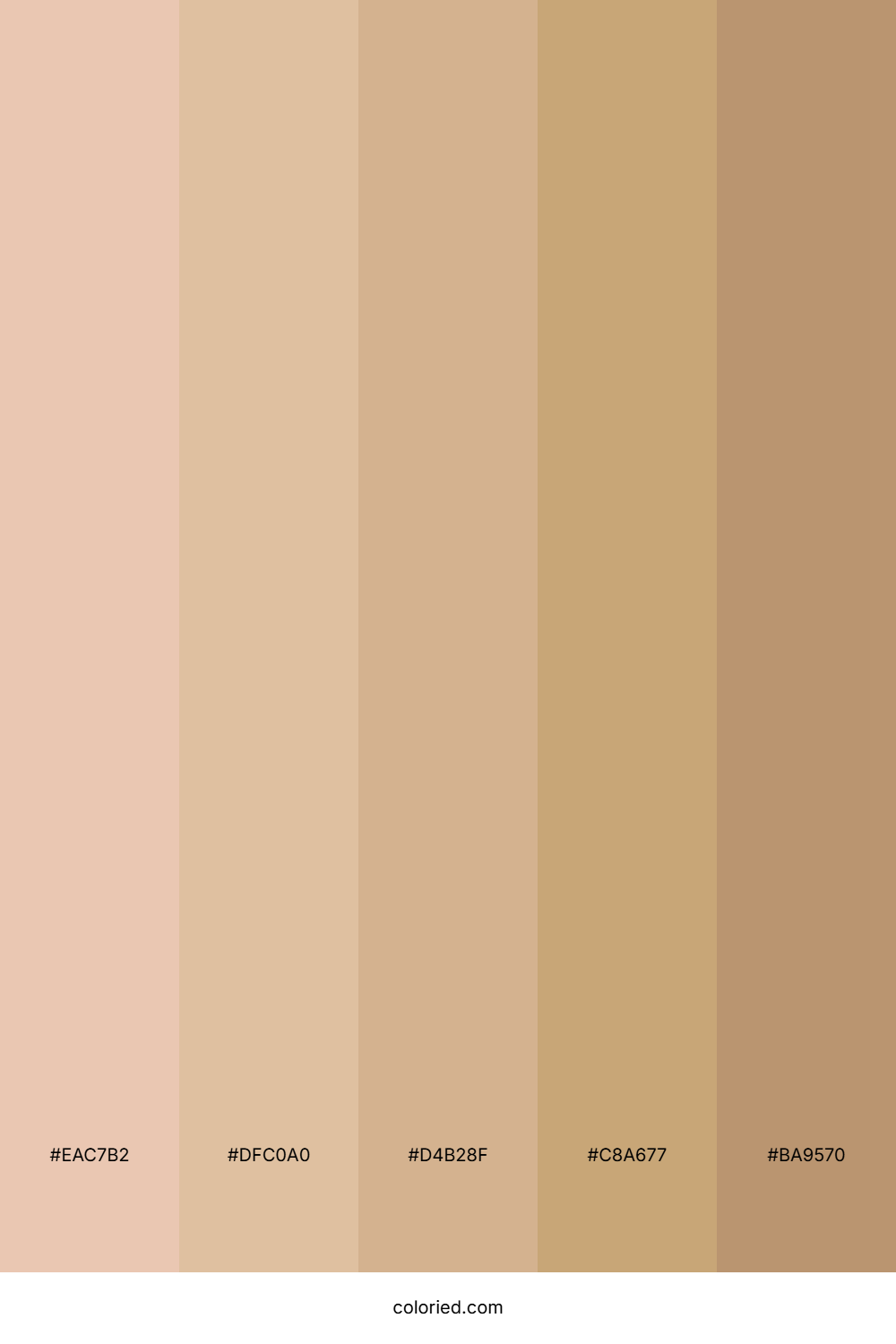 Desert Sand Gradient Color Palette