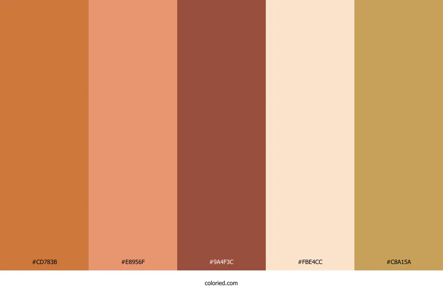 Desert Wedding Color Palette