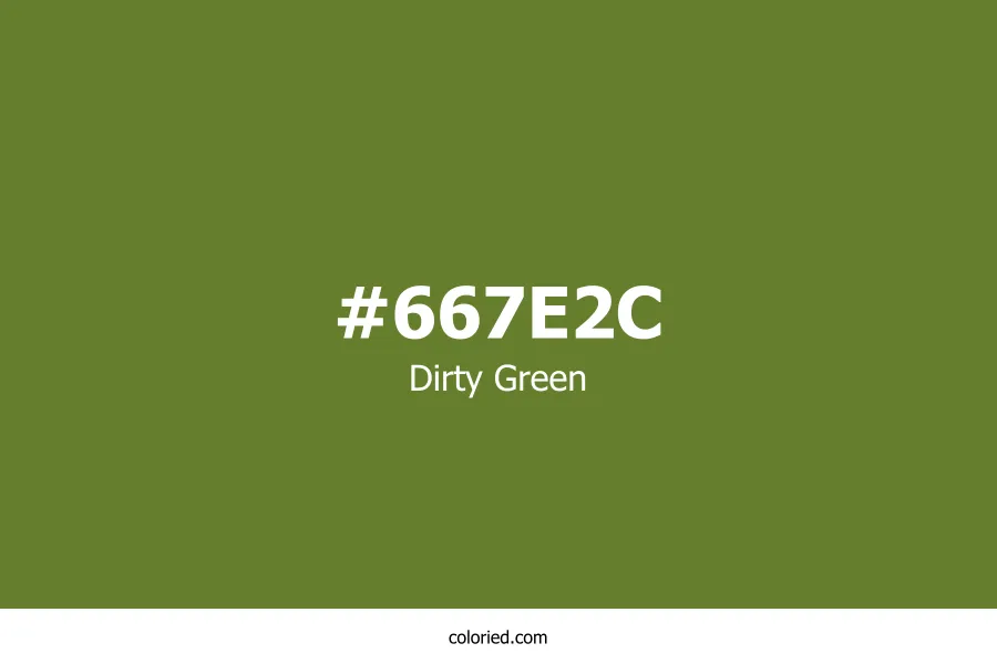 Dirty Green Color
