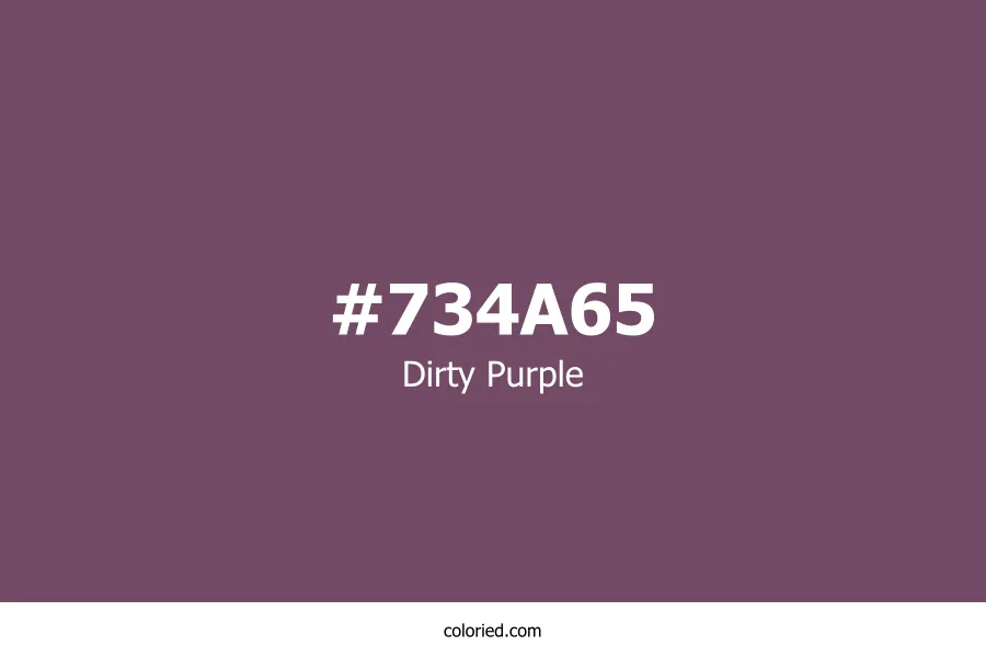 Dirty Purple Color