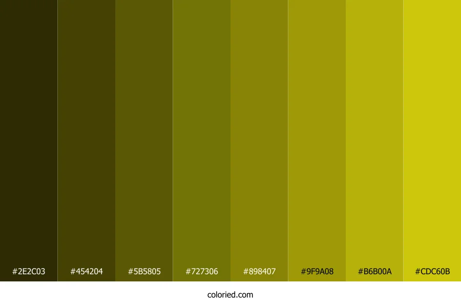 Dirty Yellow Color Shades