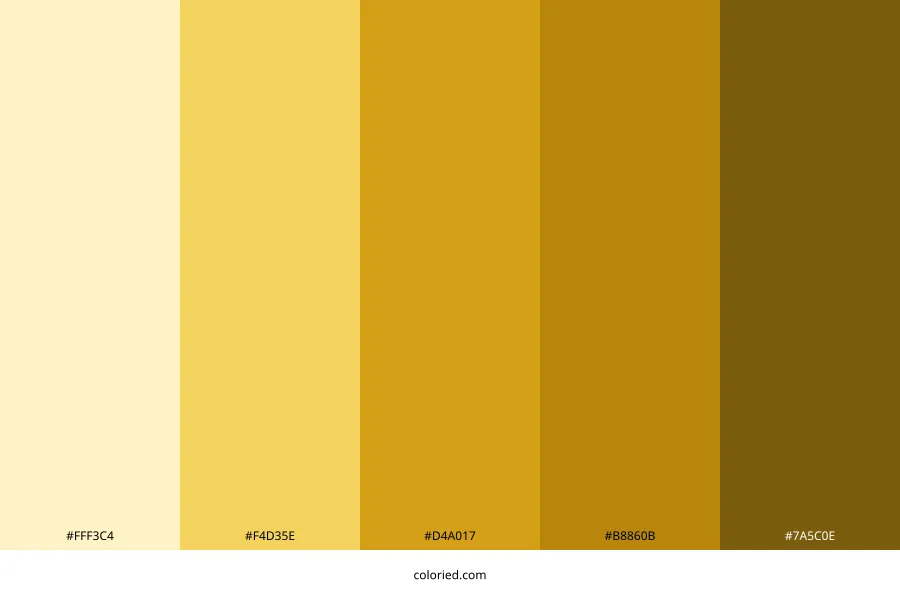 Dorado Color Palette