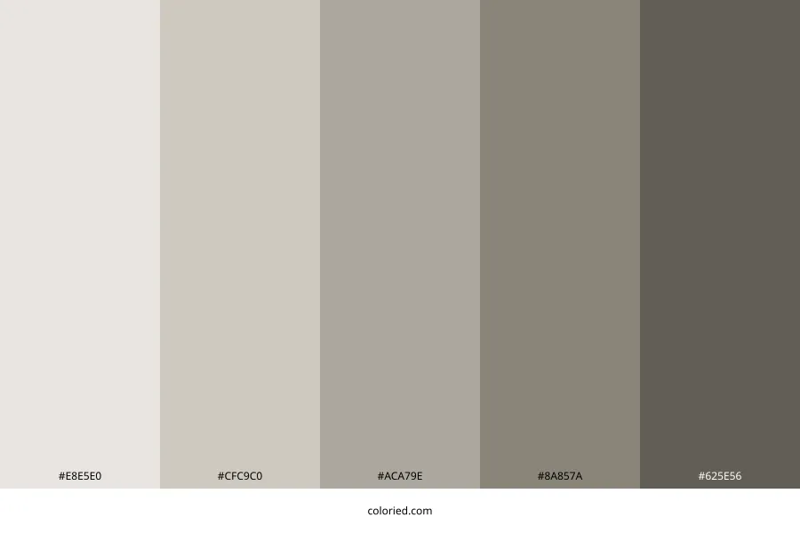 Dorian Gray Color Palette