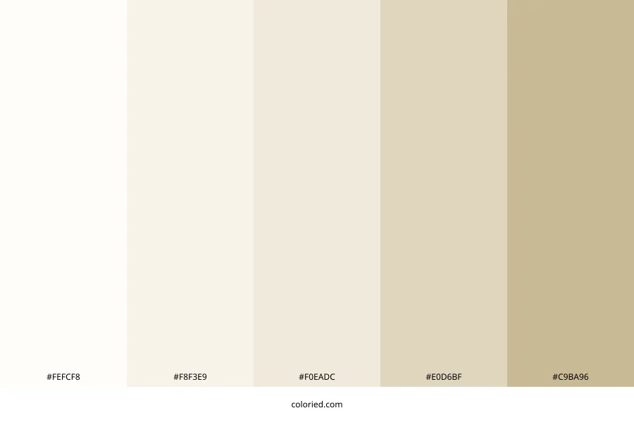 Dover White Color Palette