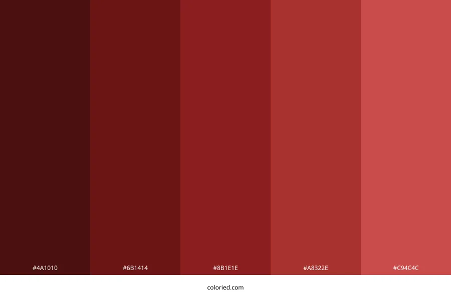 Dr Pepper Color Palette