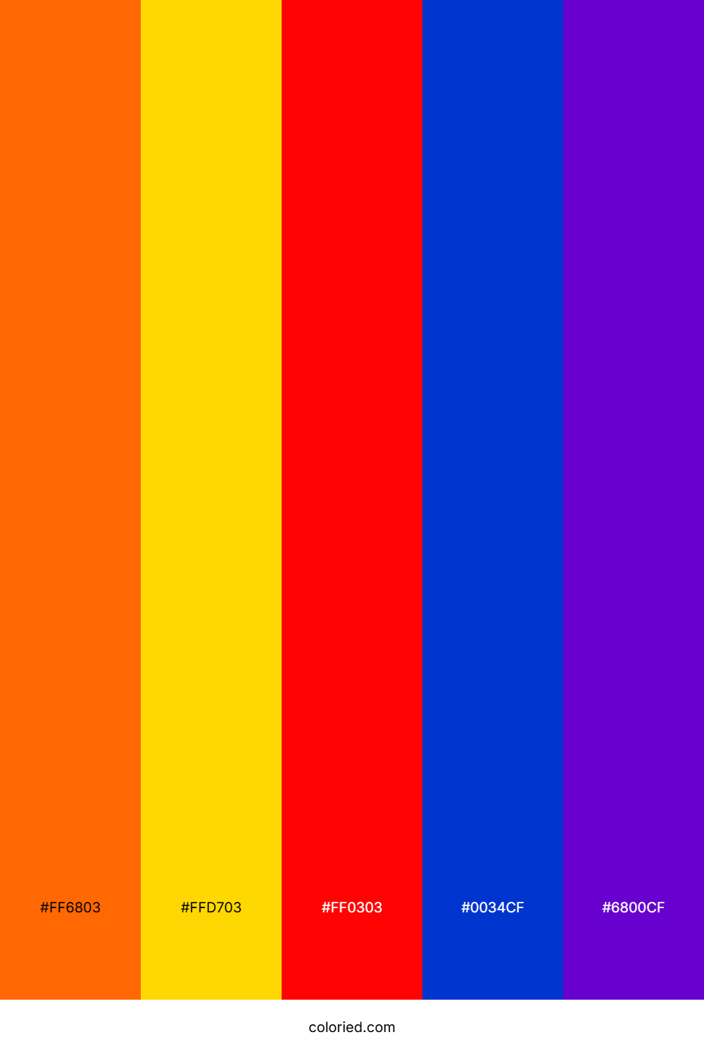 Dragon Ball Z Color Palette