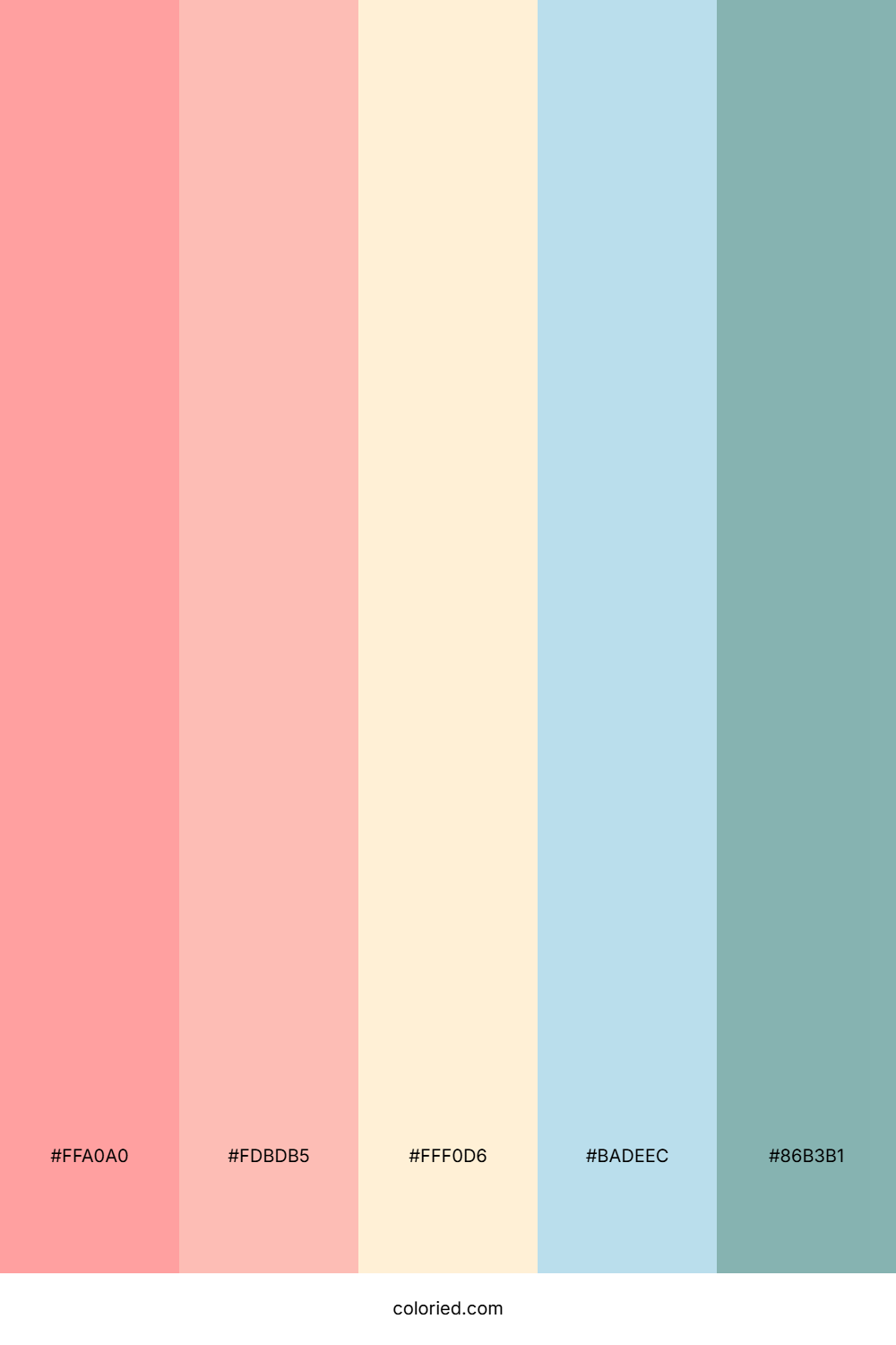 Dreamy Pastel Breeze Color Palette