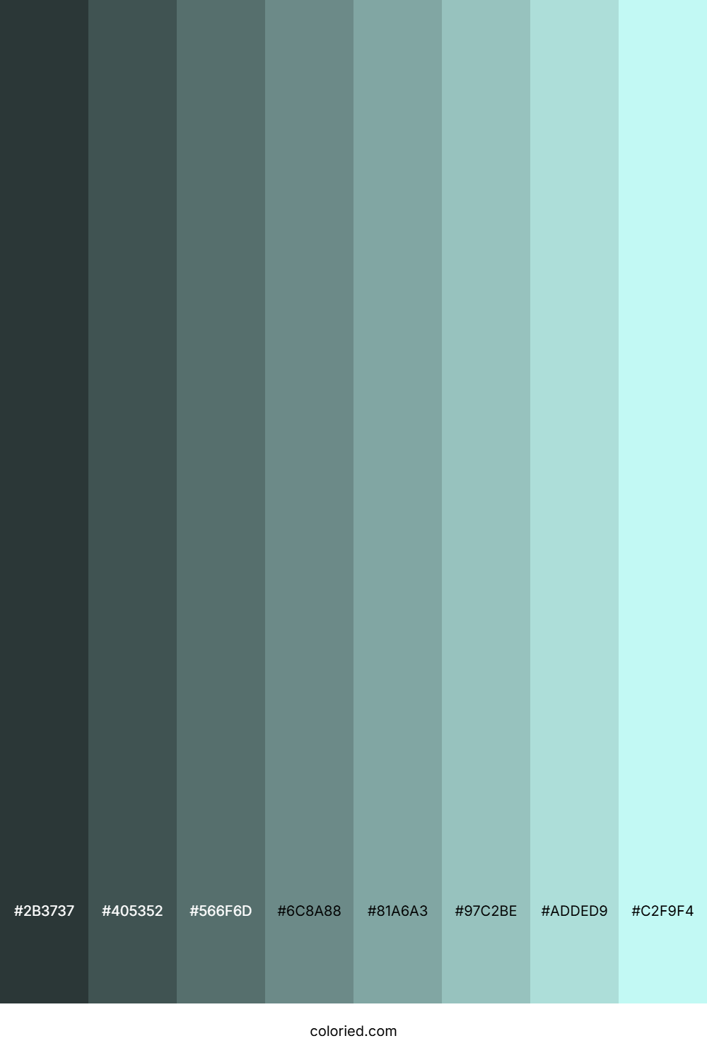 Duck Egg Blue Color Shades