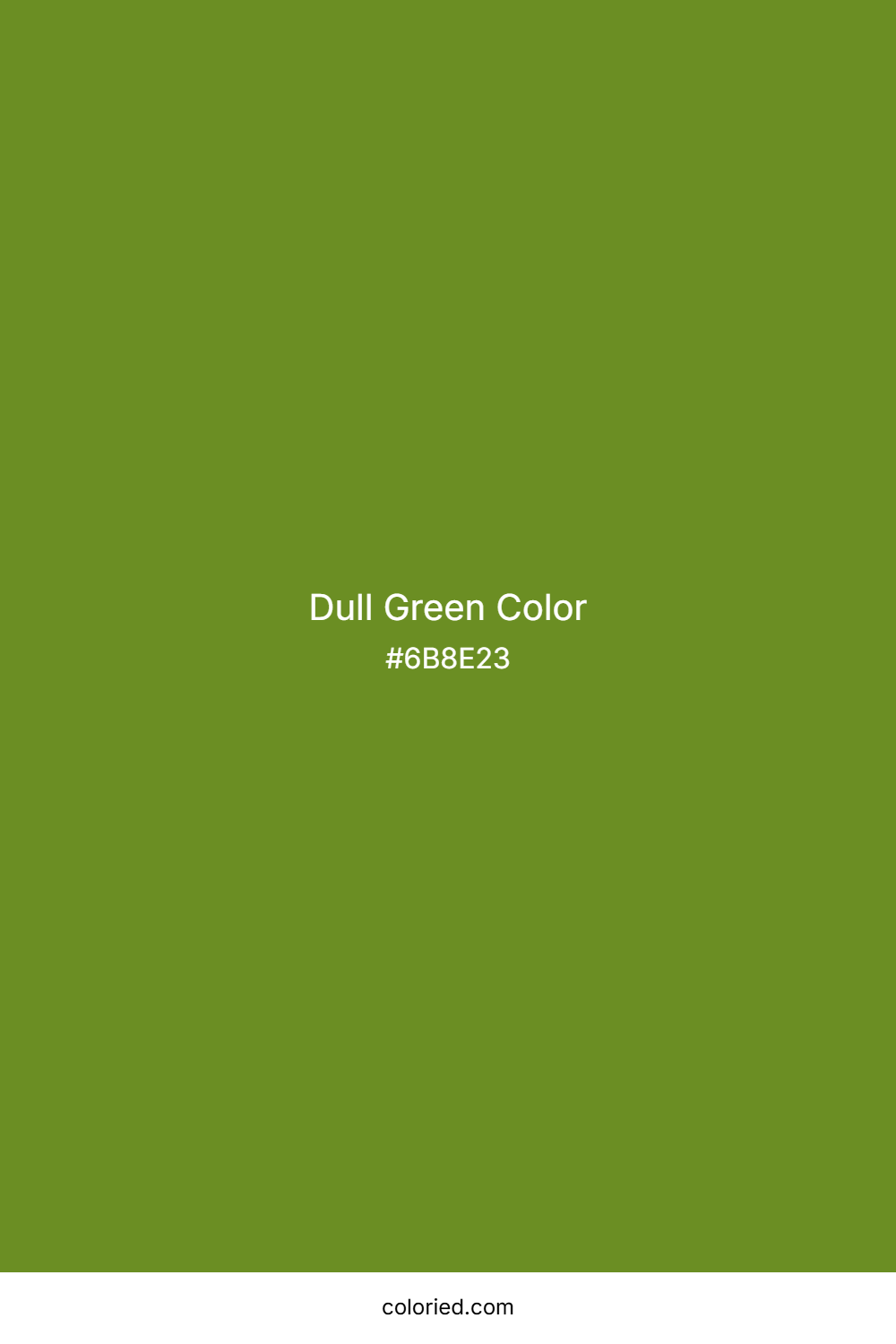Dull Green Color