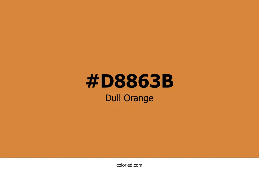 Dull Orange Color