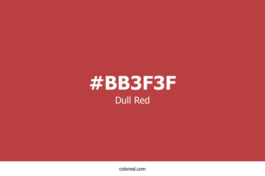 Dull Red Color
