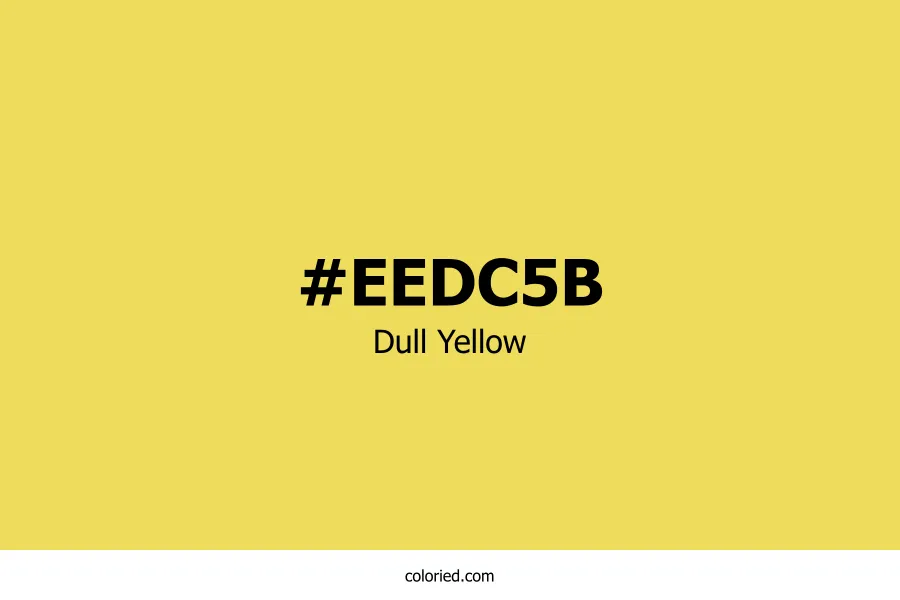 Dull Yellow Color