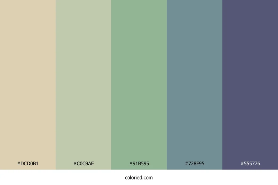 Dune Misty Morning Color Palette