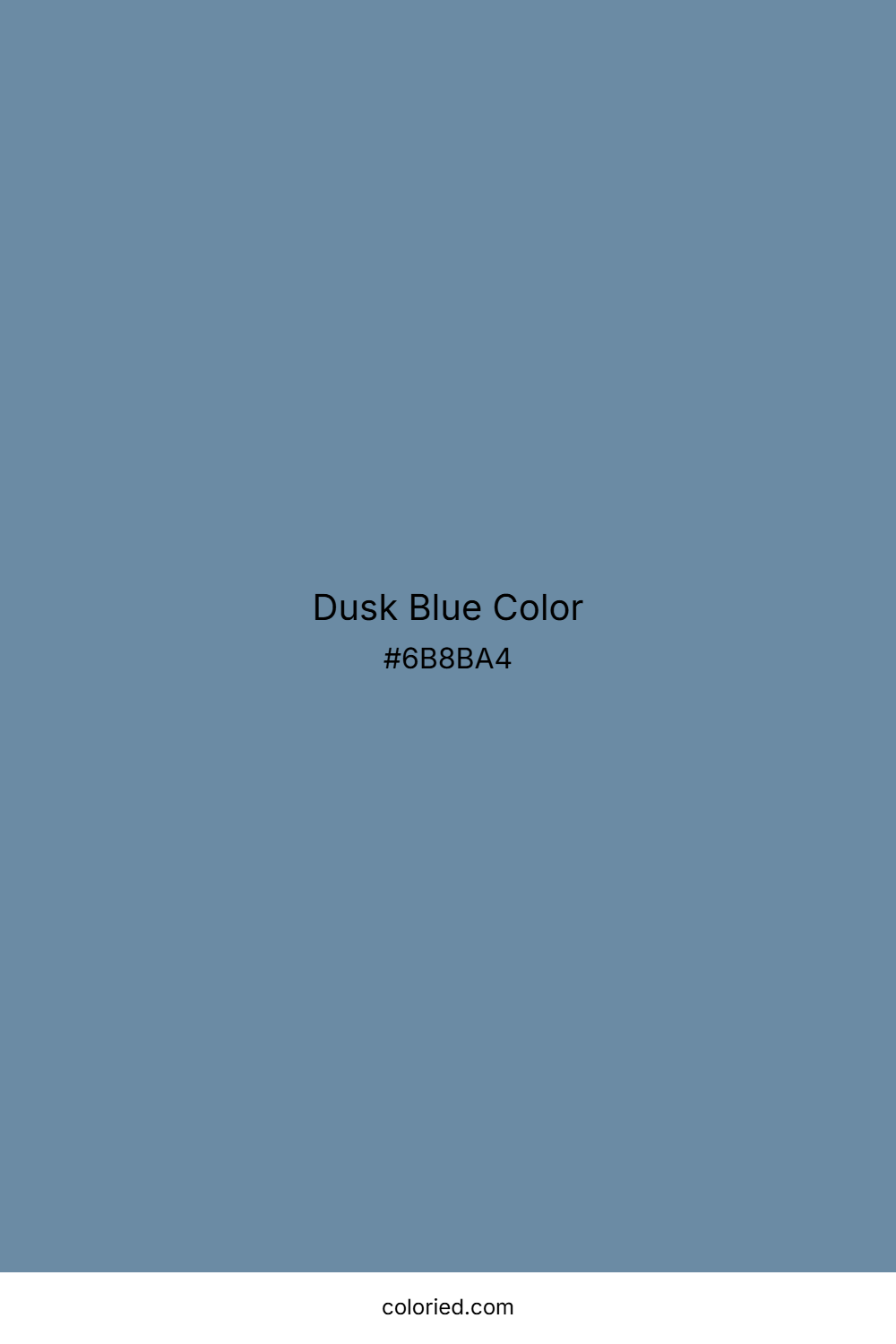 Dusk Blue Color