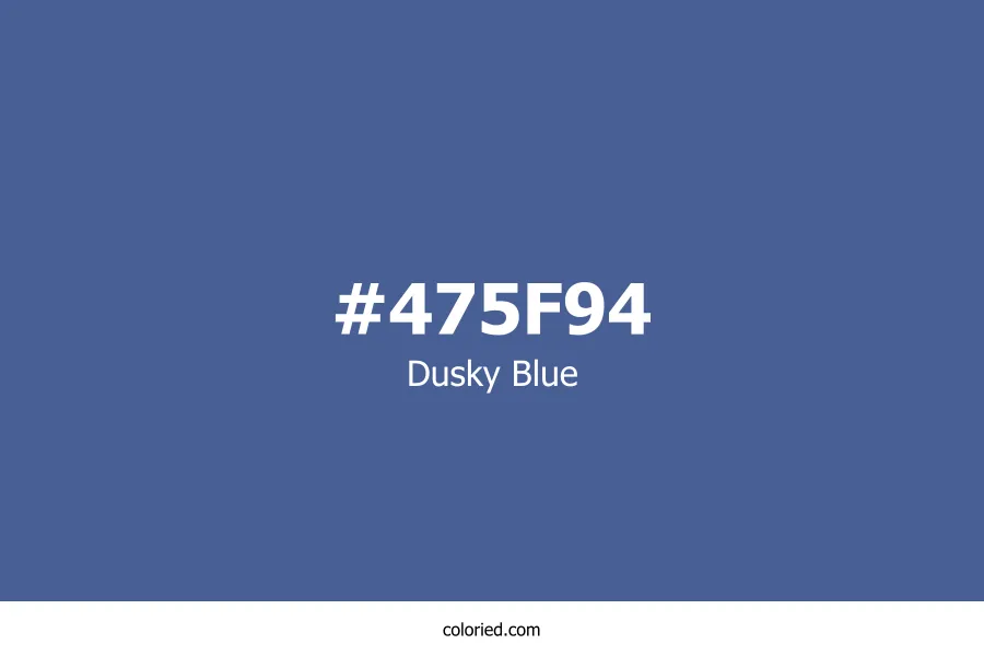 Dusky Blue Color Hex Code