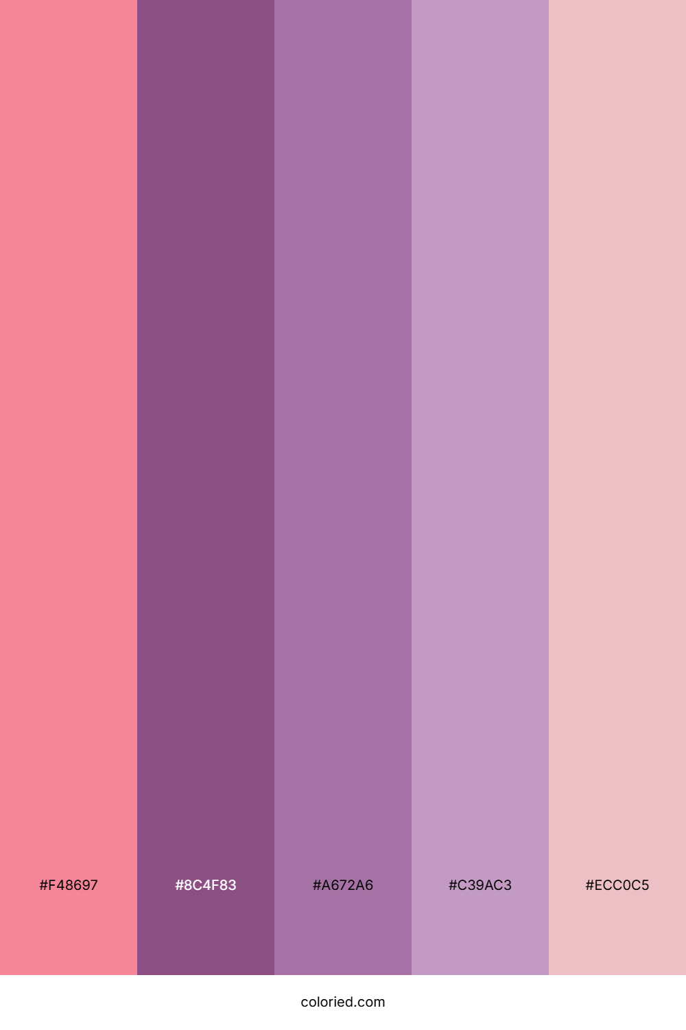 Dusky Lilac Romance Palette