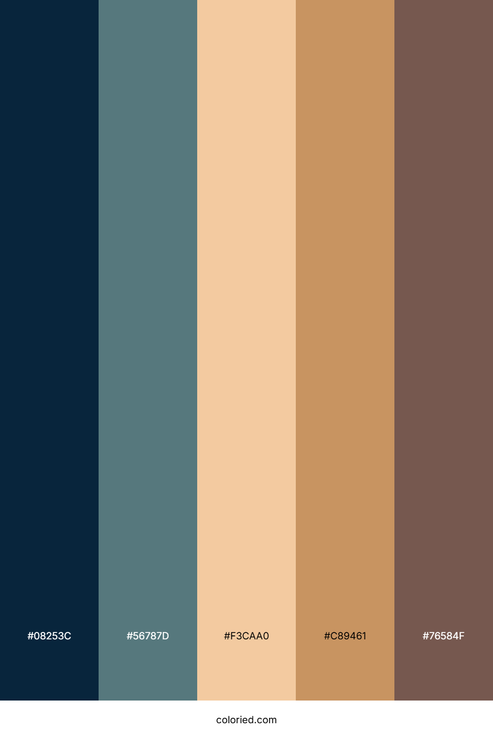 Dusky Ocean Sunset Color Palette