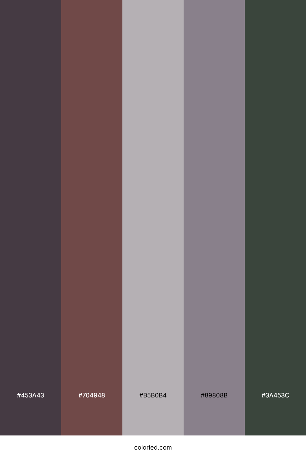 Dusky Rose Haze Color Palette